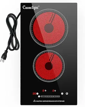 12-Inch 2-Burner Electric Cooktop