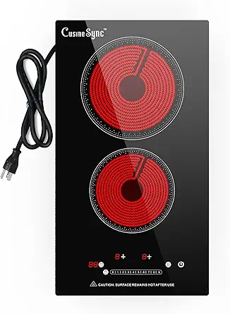 12-Inch 2-Burner Electric Cooktop