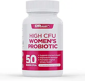 Women’s Probiotic & Super Enzyme Blend – Supports Urinary, Immune, Digestive & Vaginal Health, pH Balance (50 Capsules)
