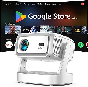4K Smart Projector with WiFi & Bluetooth