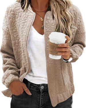 EVALESS Women’s Bomber Jacket