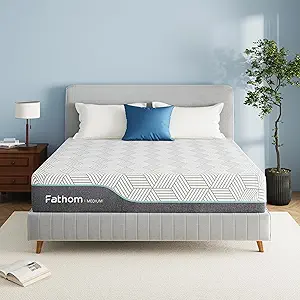FATHOM Medium Queen Mattress – 10-Inch Memory Foam