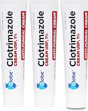 Globe Clotrimazole Antifungal Cream 1% – 1 oz (5-Pack)