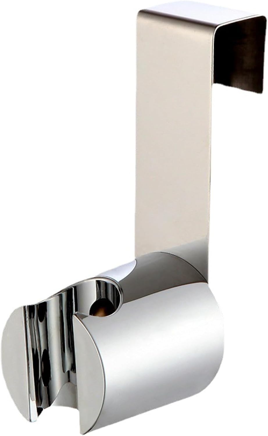 Silver ABS Bidet Sprayer Holder – Toilet Tank Attachment & Hanging Bracket for Bathroom Sprayers