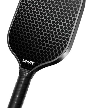 UMAY Fitness Pickleball Paddle – USAPA Approved 16mm T300 Carbon Fiber Racket Set, Lightweight Pickleball Paddle with Carry Bag & Grip Tapes, High Spin & Consistent Control for Men & Women
