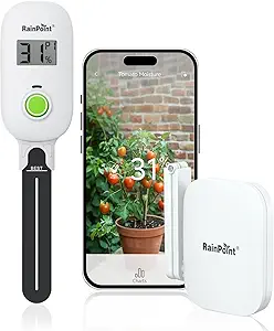 RAINPOINT Smart Digital Wireless Plant Moisture Meter