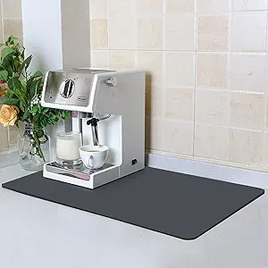 ZLR Coffee Mat – 12" x 20" Absorbent Kitchen Mat for Countertops