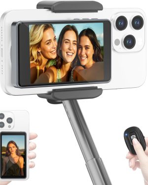 AOGELI Magnetic Selfie Monitor Screen for iPhone & Android