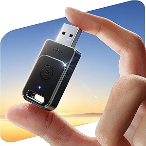 Apple CarPlay Wireless Adapter – 3X Faster Auto-Connect, Zero Latency, Plug & Play | 2025 Mini CarPlay Dongle for iPhone 6–17 | Compatible with 927+ Cars | USB-A/C | Matte Black