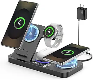 2025 Wireless Charger for Samsung – 6-in-1 Charging Station