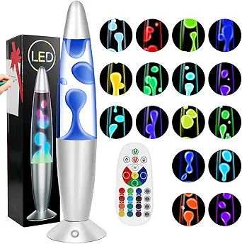 17-Color Liquid Motion Lamp with Remote