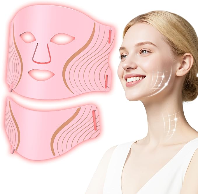 LED Red Light Therapy Mask for Face & Neck