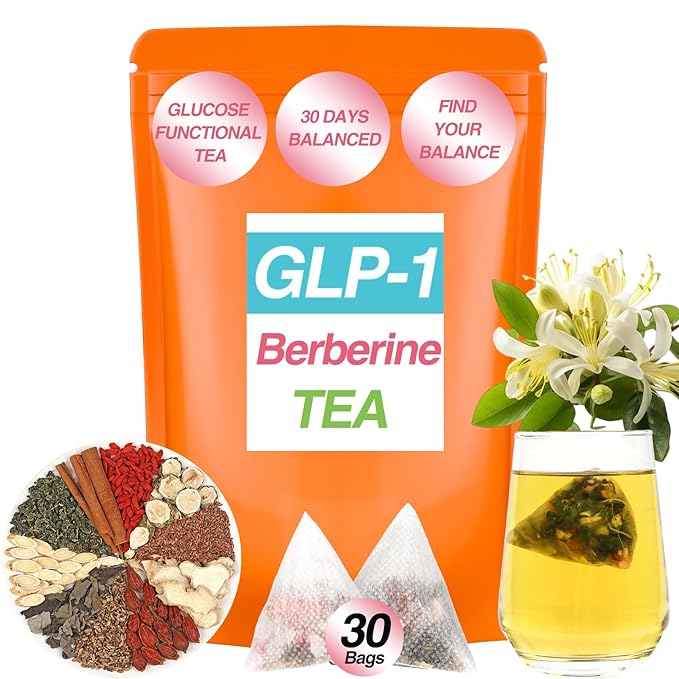 GLP-1 Berberine Herbal Tea – Organic Glucose Support Blend