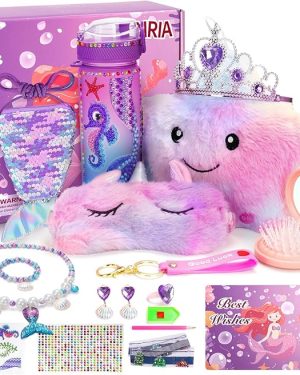 Jenria Girls Toys – Mermaid & Birthday Gift Set for Girls Ages 3-10, Perfect for Christmas, Birthdays, Daughter, or Niece