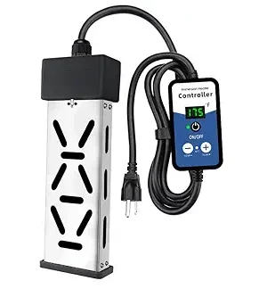 Powerful & Efficient: 1800W heating element rapidly warms water.