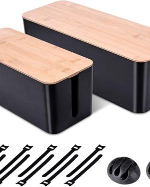 2-Pack Large Cable Management Box