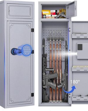 Karini 10-14 Grey Gun Safe – Secure Storage for Rifles and Pistols