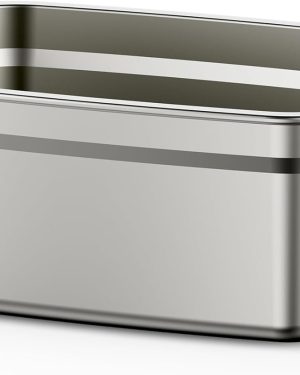 Stainless Steel Lunch Box with Adjustable Compartments, Leakproof Design