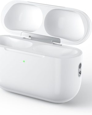 Jinstyles Wireless Replacement Charging Case for AirPods Pro (3rd Gen) with Touch-Control Bluetooth Pairing and USB-C Charging Port – Earbuds Not Included