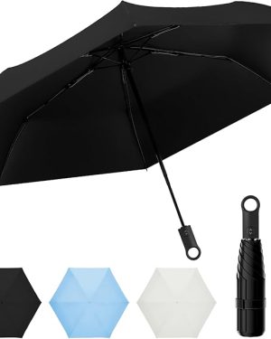 Copulan Compact Travel Umbrella – Mini, Portable Umbrella for Purse, Backpack, and Travel with Automatic Open & Close