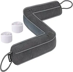 Heavy-Duty Door & Window Draft Stopper – 36" Gap Snake Stripping, Cold & Warm Air Blocker, Noise Reducer, with Hanging Loop, Grey