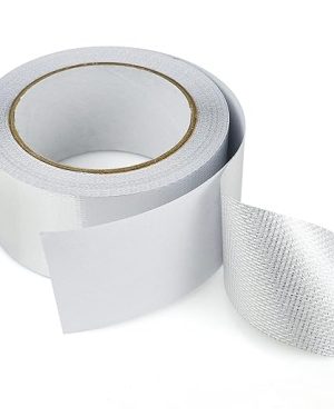 BOMEI PACK Aluminum Foil Heat Shield Tape – 1 Roll, 2 in x 66 ft, Heat Reflective Thermal Barrier for Hoses and Automotive Applications
