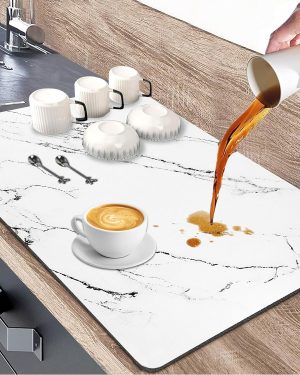 Super Absorbent Dish Drying Mat for Kitchen Counter