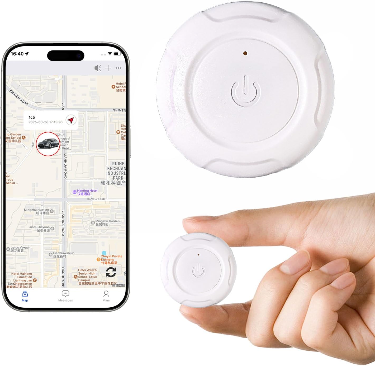 Mini Portable GPS Tracker – Hidden Magnetic Design