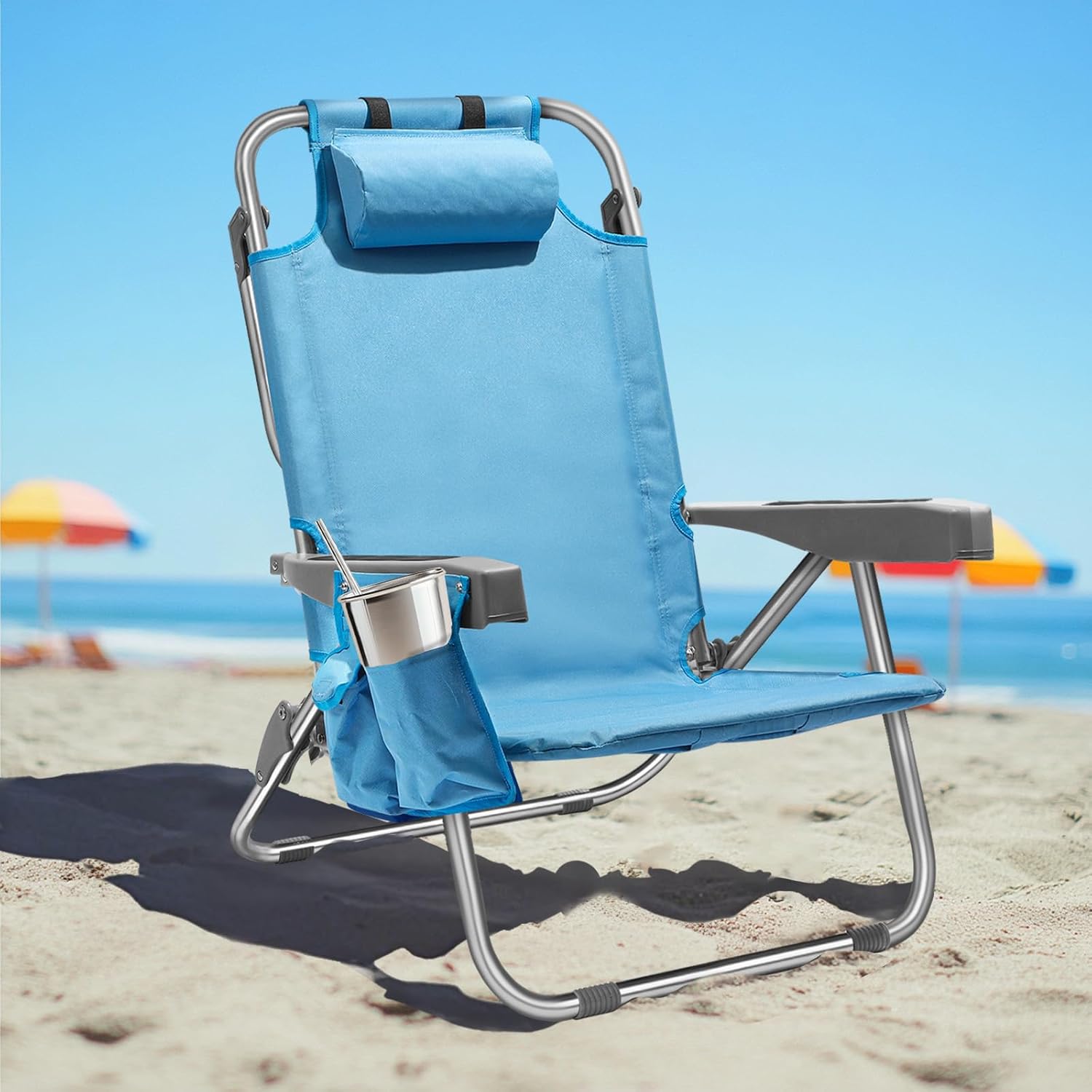 PASAMIC Portable Beach Chair for Adults