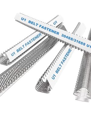 12" U1 Conveyor Belt Splicer – Stainless Steel Wire Hooks, PVC Belt Fastener, Joint Buckle & Needle Buckle – Box of 12