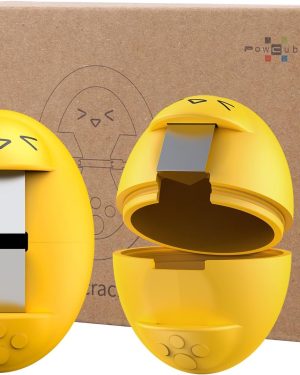 Egg Cracker Silicone Shell Opener – Fun Egg-Shaped Design, Effortlessly Opens Eggs, Adds a Touch of Joy to Your Kitchen (Yellow, 2-Pack)