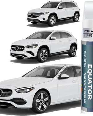Premium Polar White (149/9149) Touch-Up Paint for Mercedes-Benz – Two-in-One Car Paint Pen & Scratch Repair