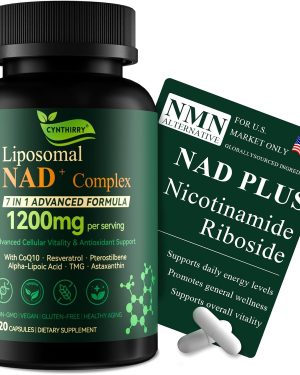 Advanced Liposomal NAD+ Formula with Resveratrol, Urolithin A & CoQ10