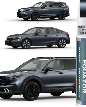 Honda Meteorite Gray Metallic (NH-904M) Touch-Up Paint Pen – Two-in-One Scratch Repair, High-Quality Car Paint for Fixing Deep and Surface Scratches