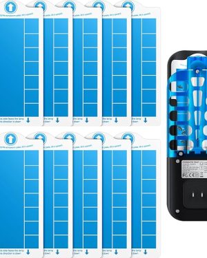 Sticky Card Plug Refill Replacement – Glue Cards for Indoor Flying Insect Traps, 10 Pack (Device Not Included)