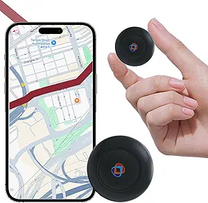 2026 GPS Tracker for Vehicles, Kids & Pets – Real-Time Location, No SIM, No Monthly Fees, IP67 Waterproof, Long Battery Life, Keyring Included