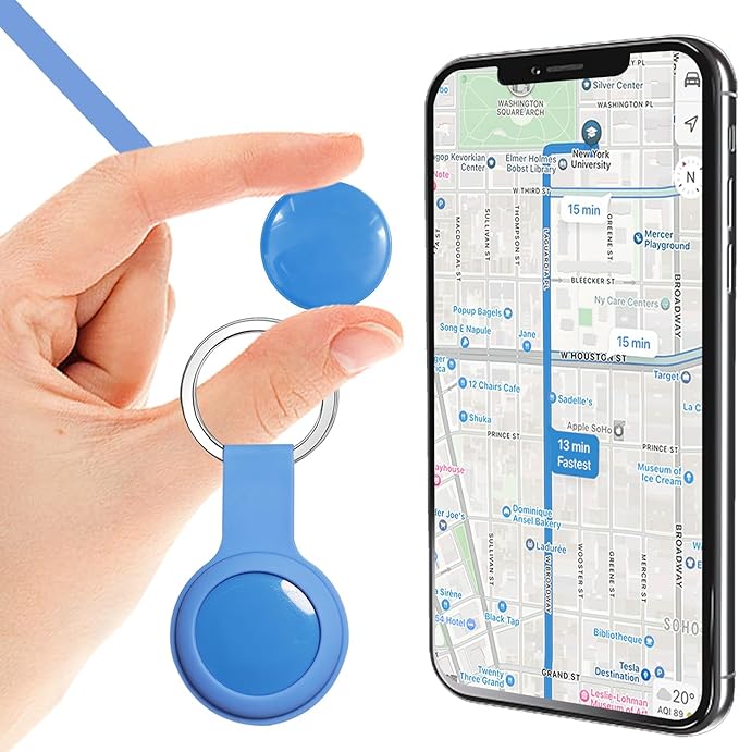 GPS Tracker for Vehicles, Cars, Kids & Pets – Real-Time Location Updates, No SIM Card or Subscription Required, Long Standby Waterproof GPS Tracking Device for Dogs, Elderly & Valuables (Android & iOS Compatible)