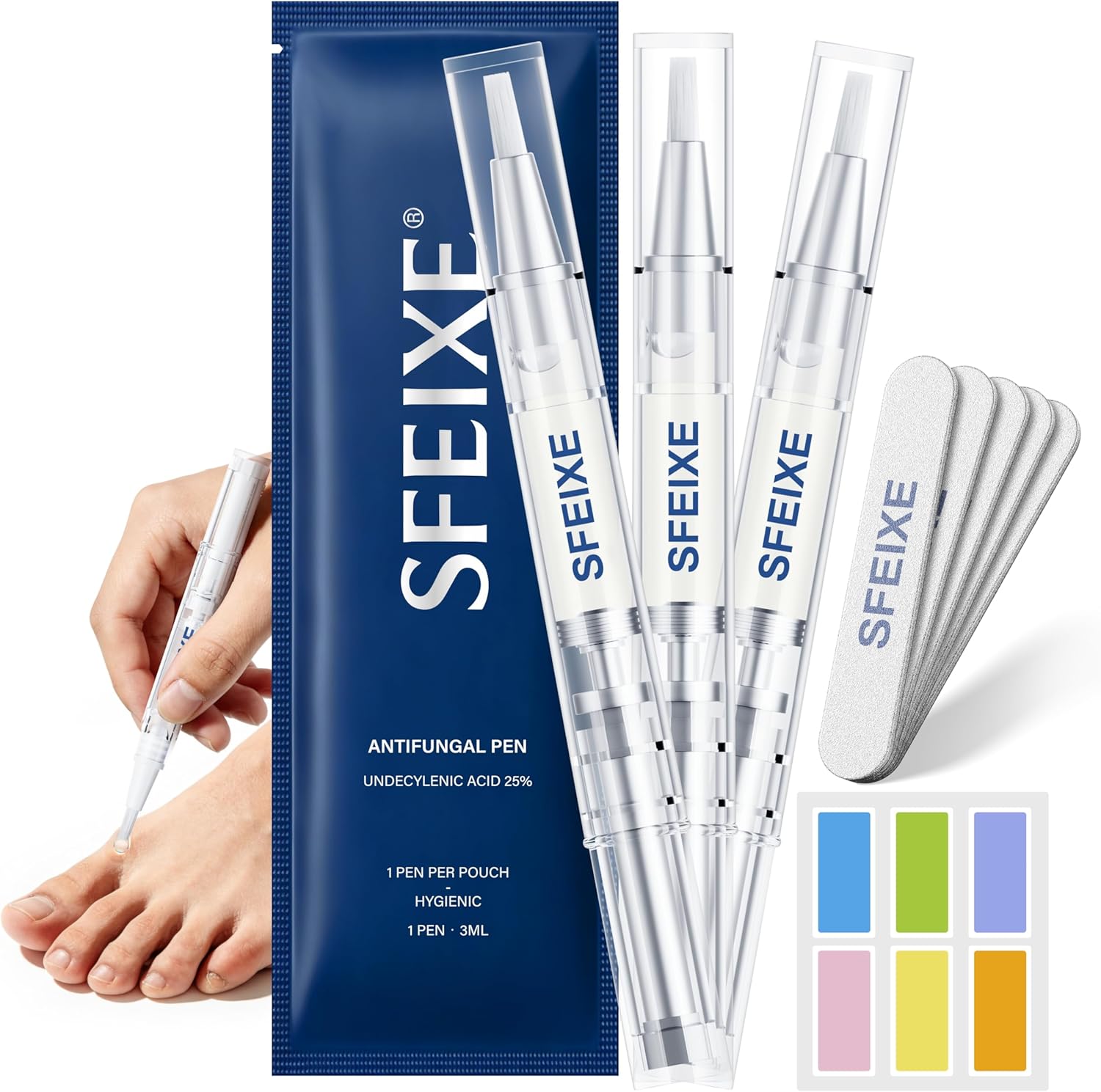 Advanced Antifungal Treatment Pen featuring 25% Undecylenic Acid