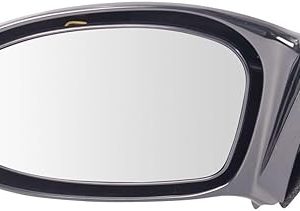 Driver Side Power Door Mirror for Pontiac Grand Am 2002-2005 | Paint-to-Match Exterior Rear View Mirror with Black Cover & Clear Glass