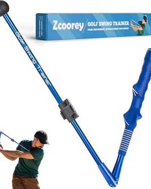 “Golf Swing Trainer – Golf Training Aid for Backswing, Wrist Hinge, Forearm Rotation & Shoulder Turn Improvement”