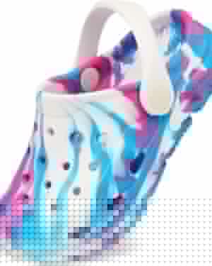 Cubufly Kids Clogs Boys Girls Marbled Tie Dye Garden Water Shoes Toddler Slides Sandals Pool Beach Slipper