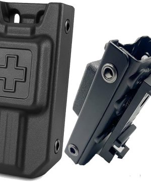Tactical Tourniquet Holder for CAT GEN 7 or Older – MOLLE Holster with QLS Adapter, Quick Access Pouch for Police, EMT, Security, Outdoor & Survival Use, Fits Duty Belt, Vest, or Backpack