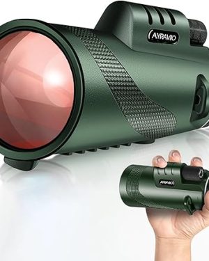 10x42 Compact Monocular Telescope – High-Powered FMC & BAK4 Scope, Perfect Birthday & Father’s Day Gift for Men, Dad, Husband, Teen, Ideal for Hiking, Outdoors, and Adventure