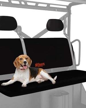 MYDAYS Black UTV Seat Covers for Polaris Ranger 500, 700, 800 (2002-2008) – Waterproof Front Bench Seat Cover, Durable Black Polaris Ranger Seat Protection