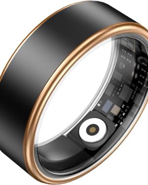 Smart Health Ring for Women Men Fitness Tracker, Waterproof, Black 11