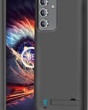 Battery Case for Samsung Galaxy S25 / S24, 5000mAh Rechargeable Extended Battery Charging Charger Case, Add 100% Extra Juice (6.2 Inches) Black